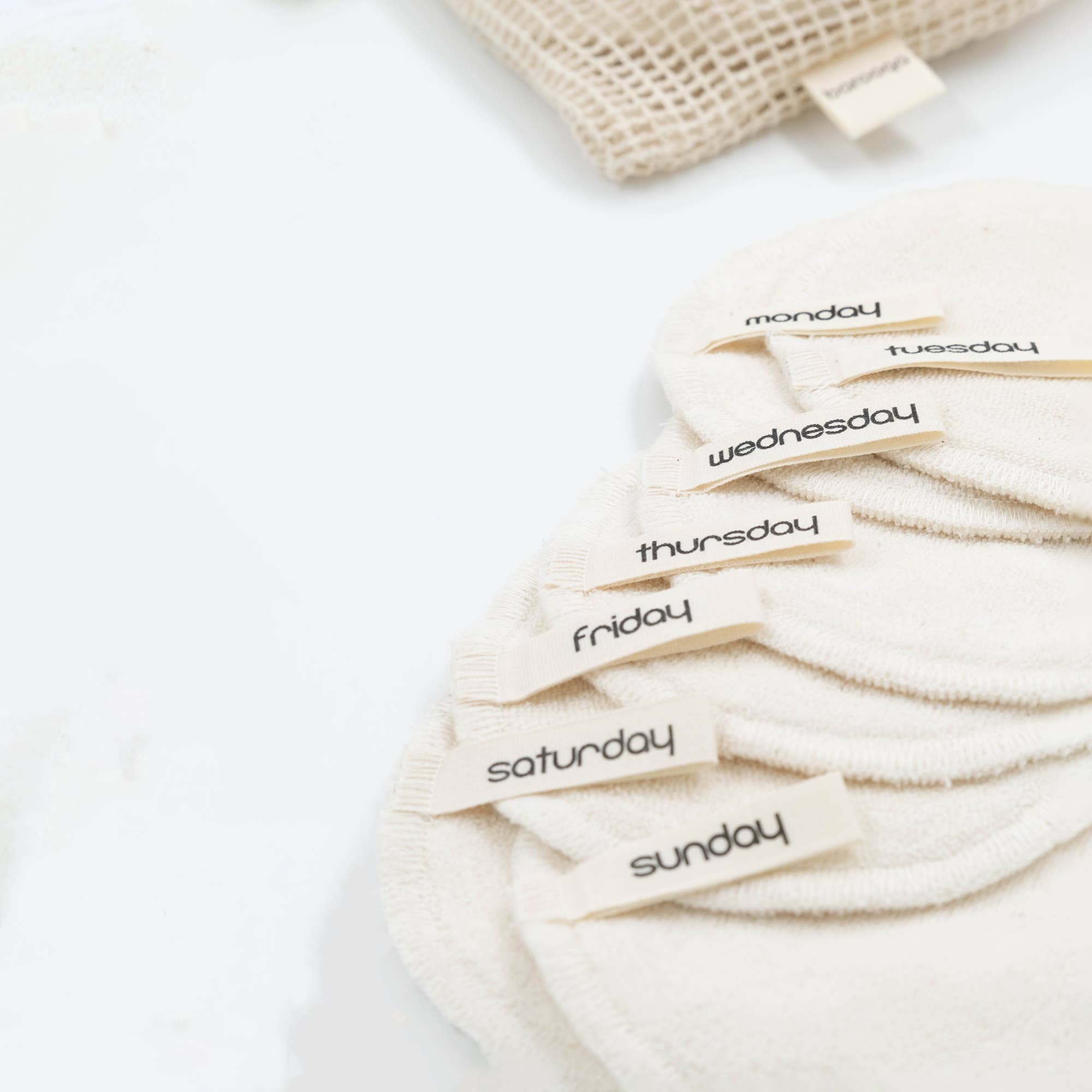 Barooga - Wholesale Makeup Remover - Reusable Makeup Remover Pads, (7 Pack) 100% Organic Cotton7