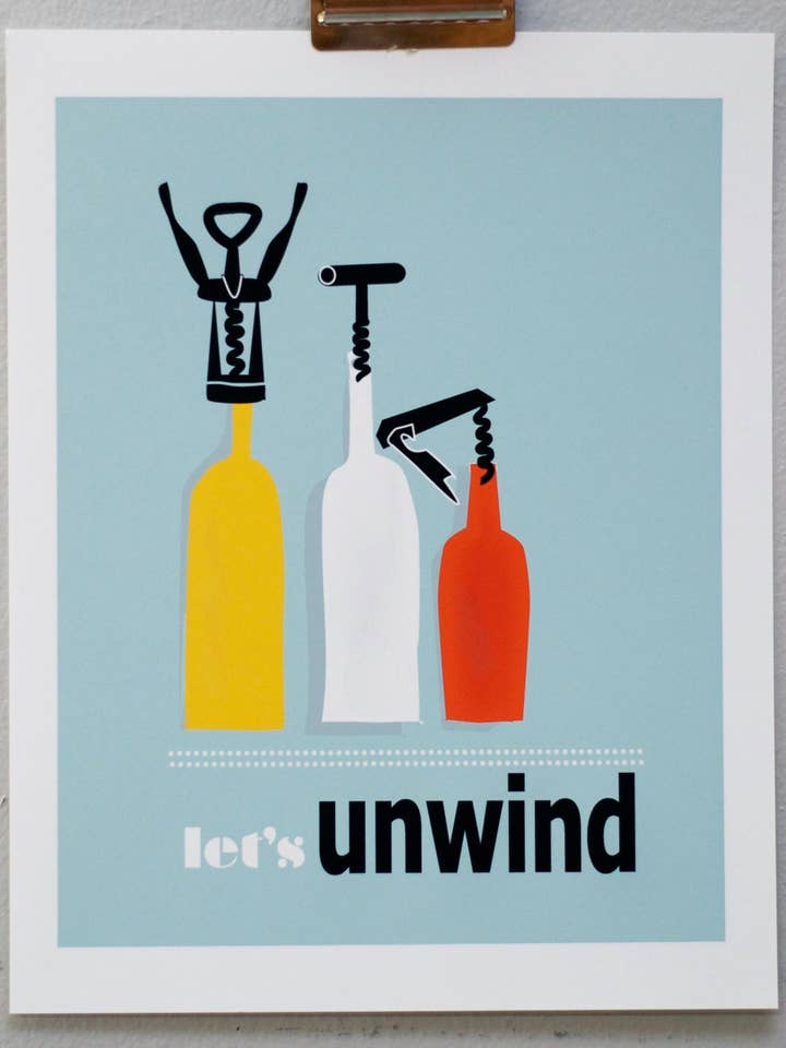 Låt oss varva ner utskrift — flaska för wholesale av Albie Designs