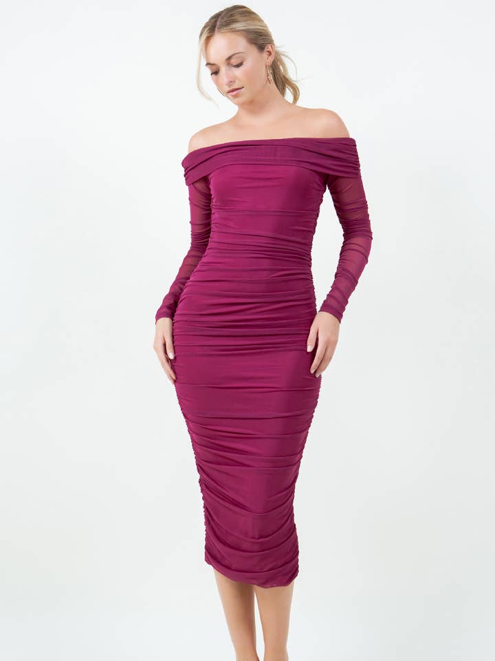 Vestido Whitney por atacado de Betsy Moss