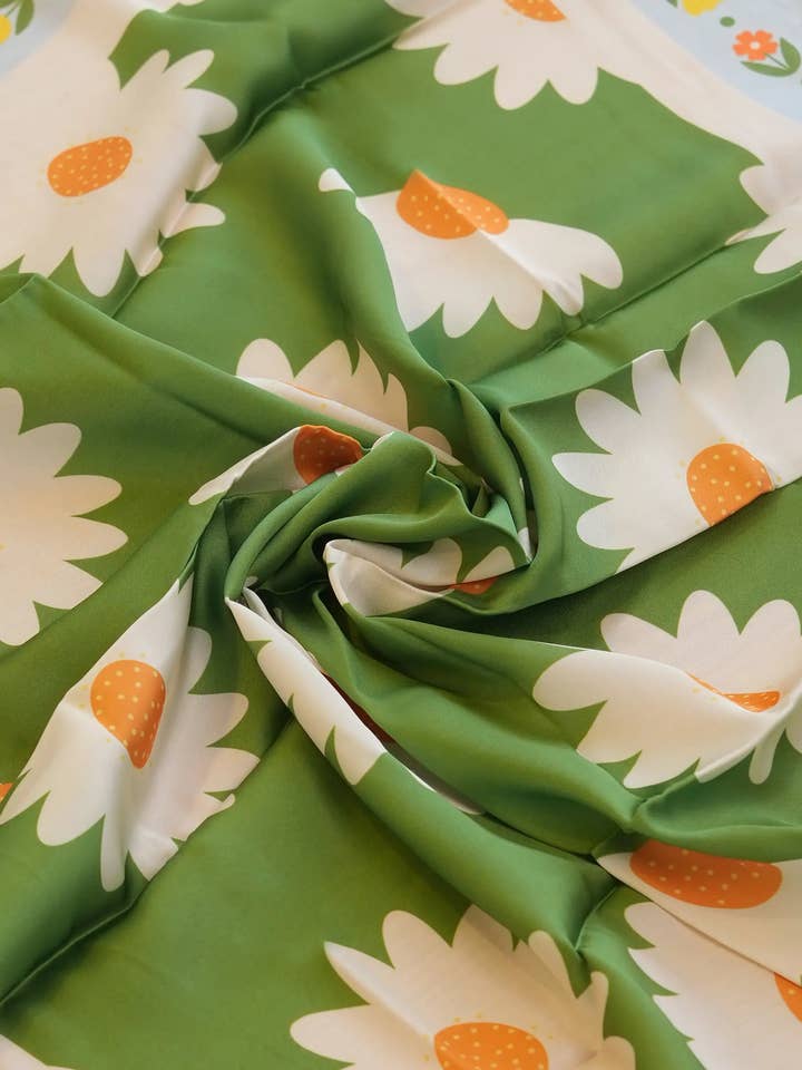 Dancing Daisies Scarf for wholesale by Notcoy