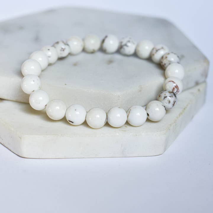 Pulsera Howlite para venta al por mayor de Whimsy's Jewels
