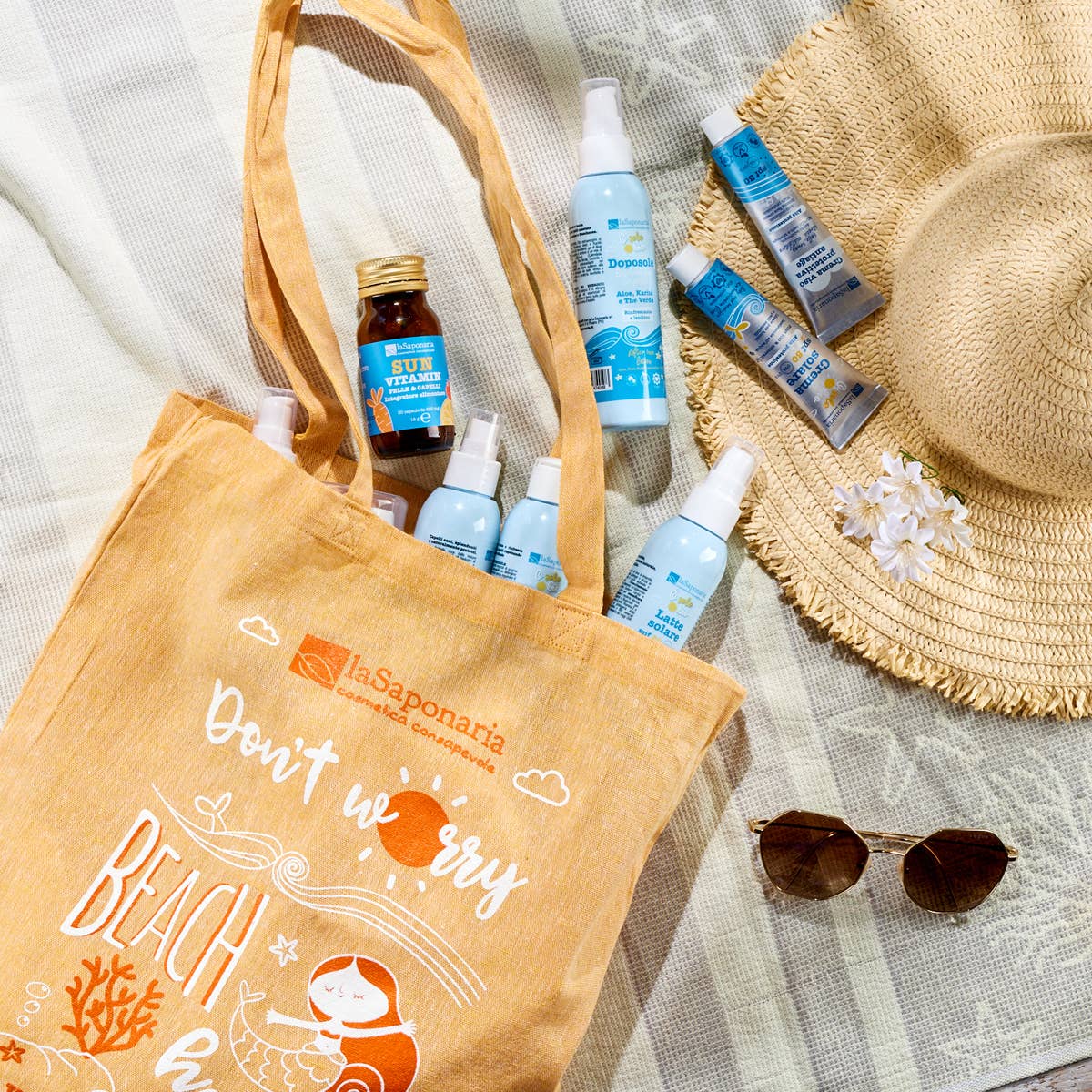 La Saponaria – wholesale Lotioner och fuktkrämer – La Saponaria SPF 50 solkräm för ansikte och kropp, 40 ml reseformat2