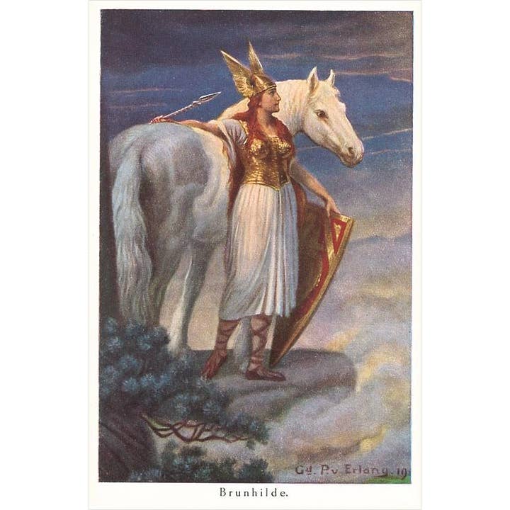 Found Image Press - Wholesale Sticker - Sticker MS-77 Brunnhilde and Grane