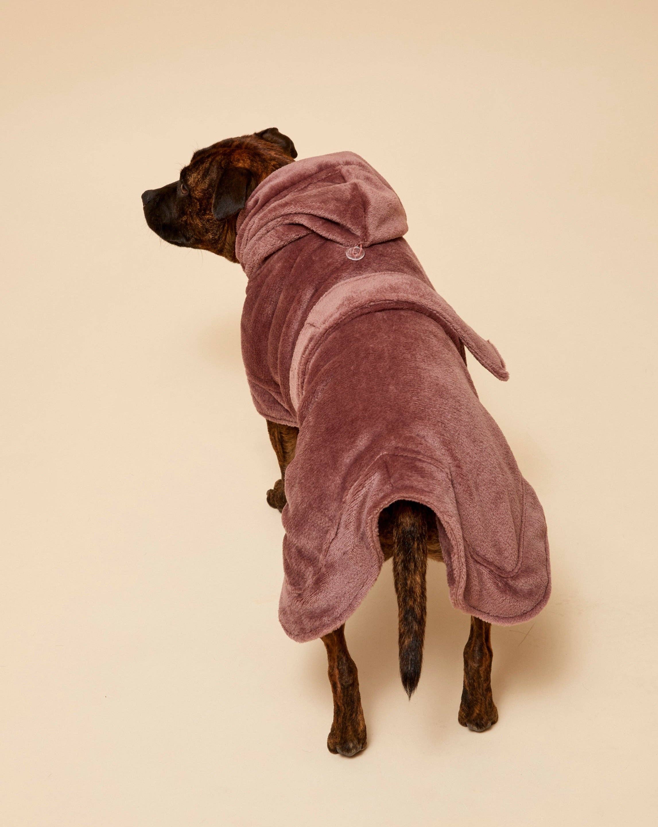 Darren & Phillip – hoodie - Cão por atacado – Roupão Calmante Original para Cães - Chocolate, Combina com Roupão Humano4