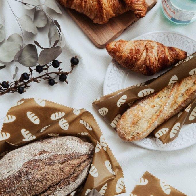 NUTS Innovations - Wholesale Food Storage Wrap/Bag - natural bread towel made from beeswax cloth3