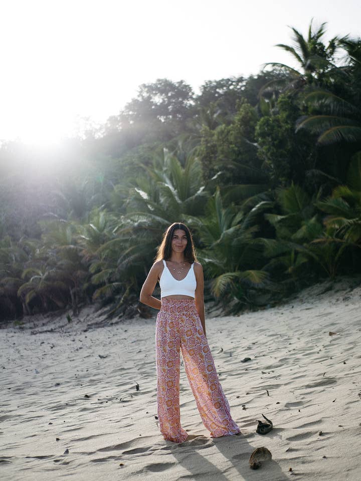 Die Amara Pant-Soliel für den Großhandel von Guava Lane