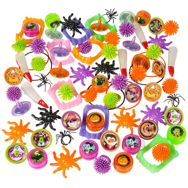 ASSORTIMENT DE JOUETS D'HALLOWEEN, 250 pièces/sac, jouets pour enfants LLB pour la vente par La Luna Bella - Toys