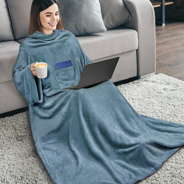 Pavilia - Vendita all'ingrosso Plaid - Coperta con maniche - Tasca applicata46