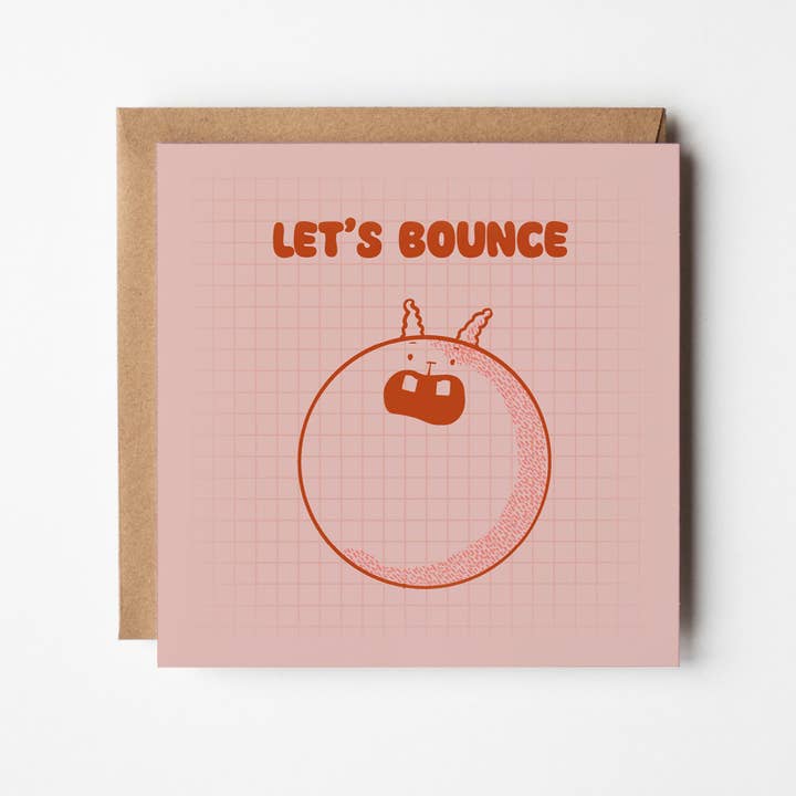 Richard Darani - Wholesale Everyday greeting card - Let's Bounce - Space Hopper Greeting Card4