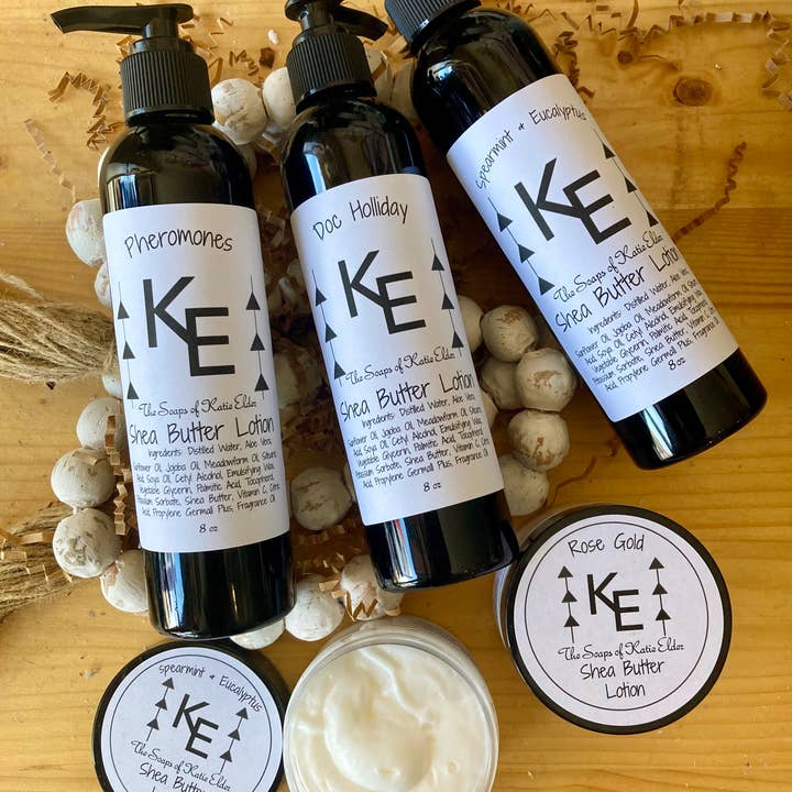 Loção de Manteiga de Karité Loção Corporal Loção para as Mãos Loção Cremosa por atacado de The Soaps of Katie Elder