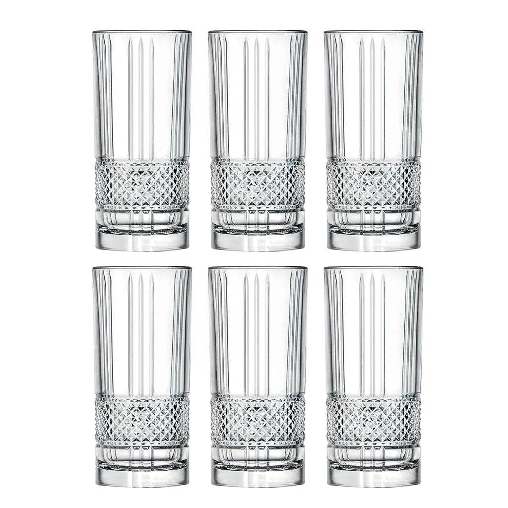 Barski - Wholesale Cocktail/Liquor Glass - Brilliante Hiball, 12.5 oz. Set of 60