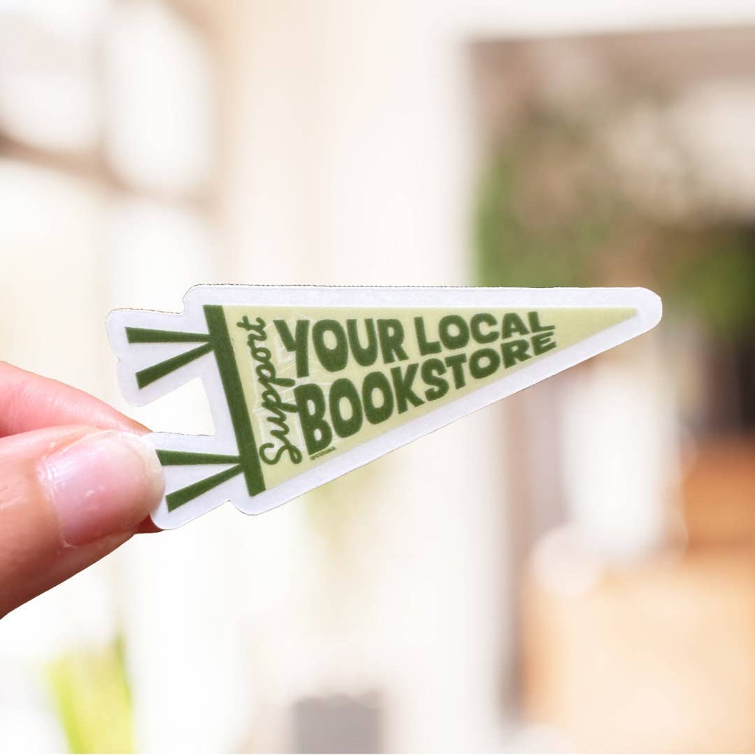 Art by Viva - Wholesale Sticker - Support Your Local Bookstore Clear Matte Sticker, Bookish Kindle Sticker that is Perfect for Book Lovers & Readers4