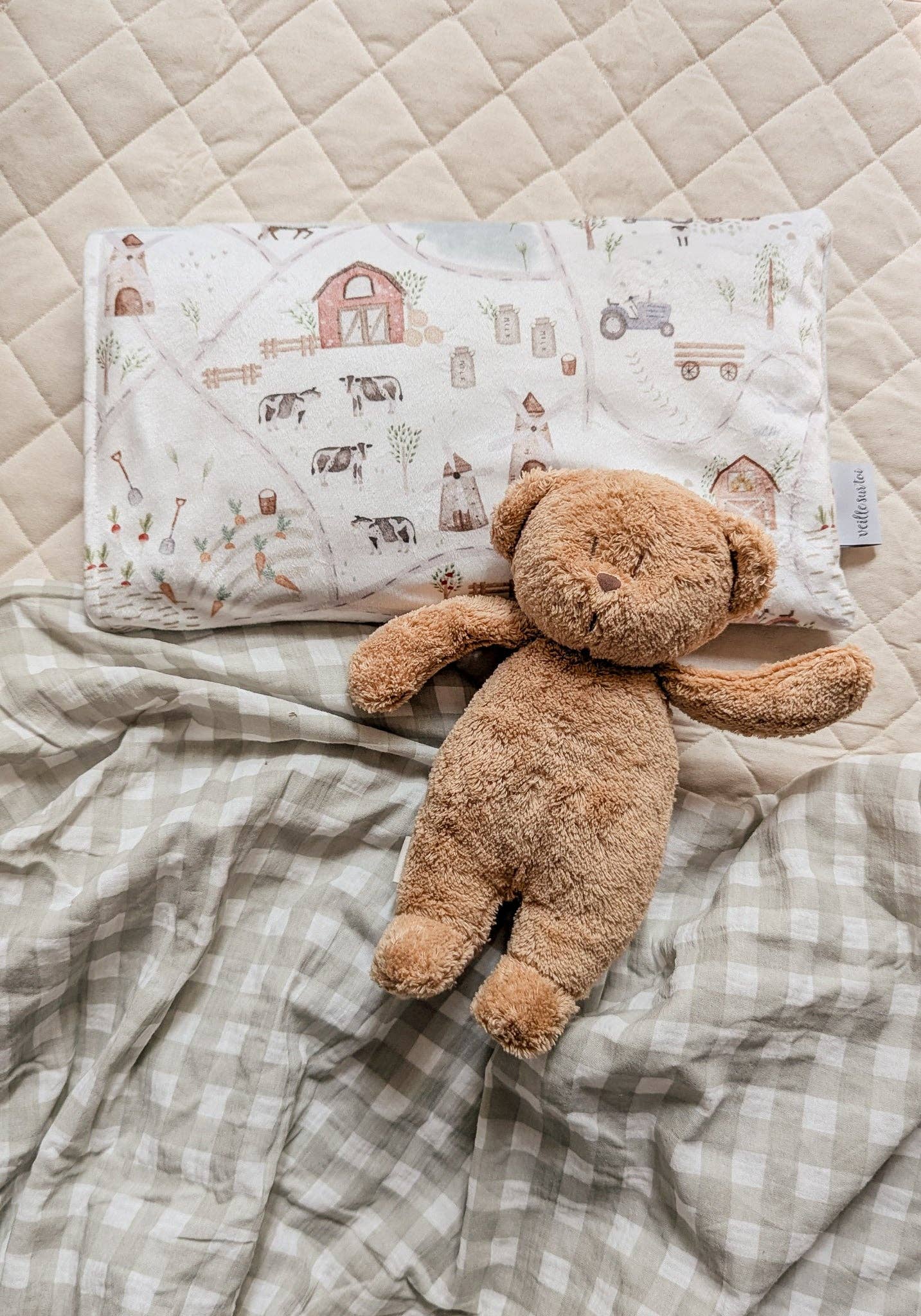 Shine on me Distribution - Vente Taie/housse d'oreiller - Enfant et bébé - Taie d'oreiller pour enfants - La ferme de Gédéon - Veille sur toi6