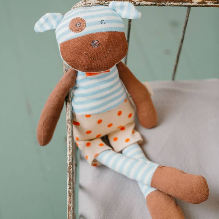 Organic Farm Buddies - Wholesale Stuffed/Plush Toy - Kids & Baby - Boxer Dog - Plush1