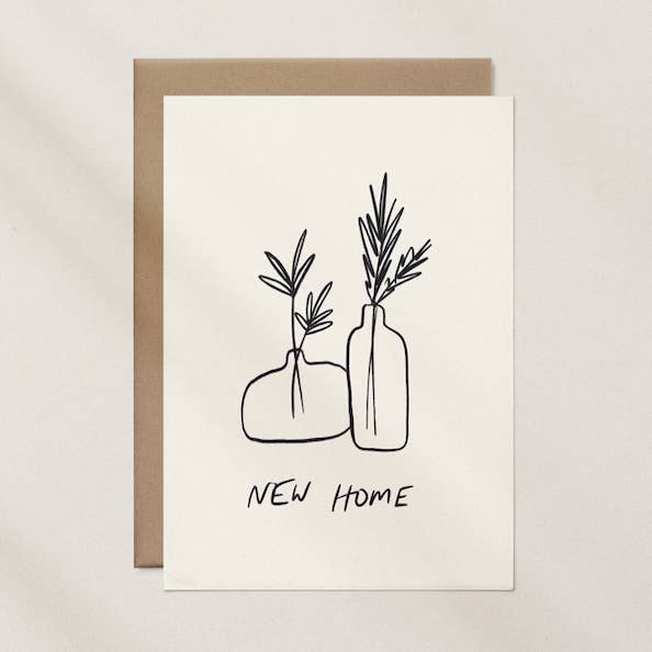 Nat Creative - Wholesale Housewarming Card - New Home Greeting Card0