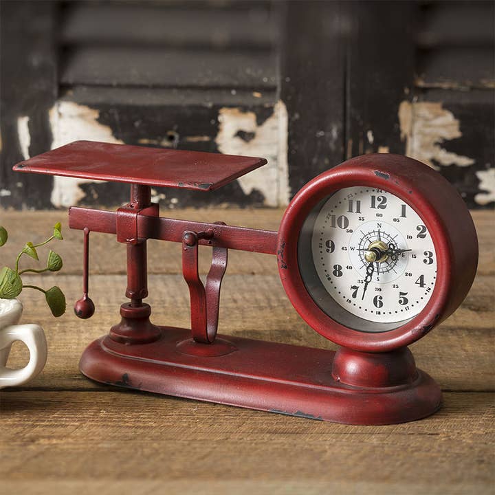 CTW Home Collection - Wholesale Desk Clock - Balance Scale Clock