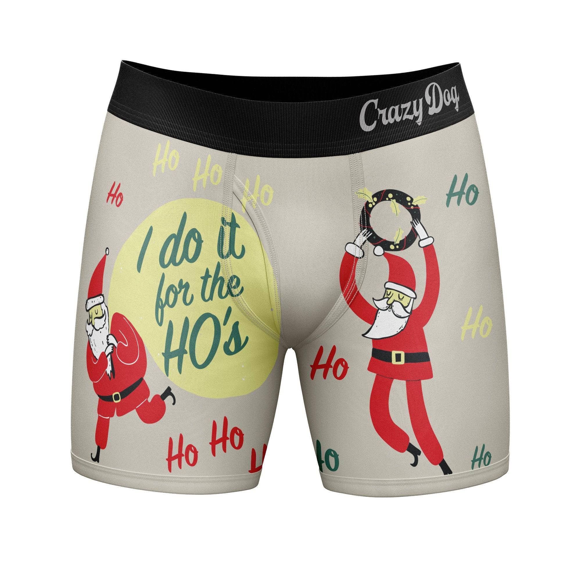 Multi I Do It For The Hos Funny Boxers Christmas Gift Underwear for wholesale on Faire