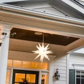 Elf Logic - Wholesale Tree Topper - 14" Moravian Star - 3D Lighted Christmas Star or Tree Topper
