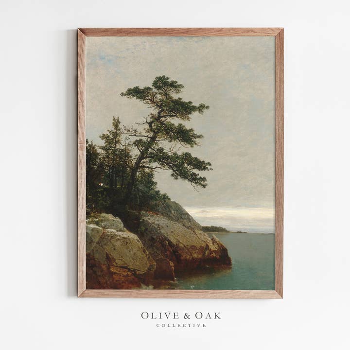 253. LONE TREE / Wall Art / Fine Art Print / Vintage Art for wholesale by Olive & Oak Collective