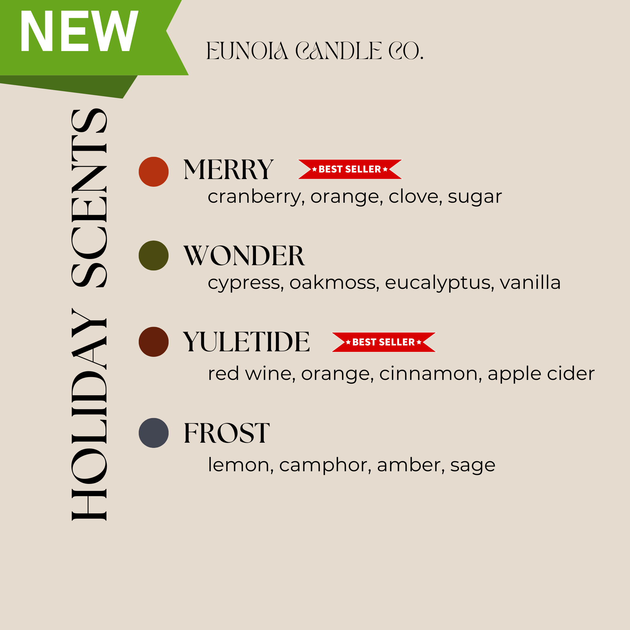 Eunoia Candle Co. - Wholesale Jar/Filled Candle - White Label Soy Candle (Unbranded) 8 oz Glass Jar+ Wood Wick12