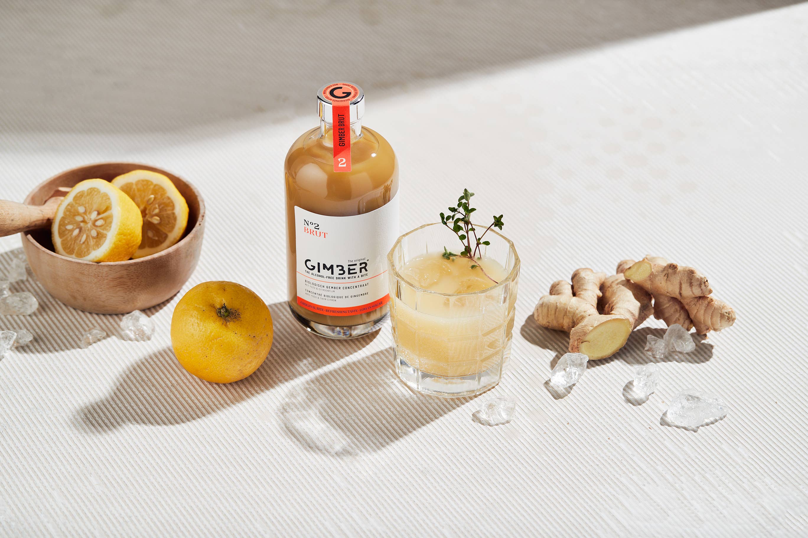 Gimber - Wholesale Non-Alcoholic Aperitif/Mocktail - GIMBER N°2 BRUT 500 ml1