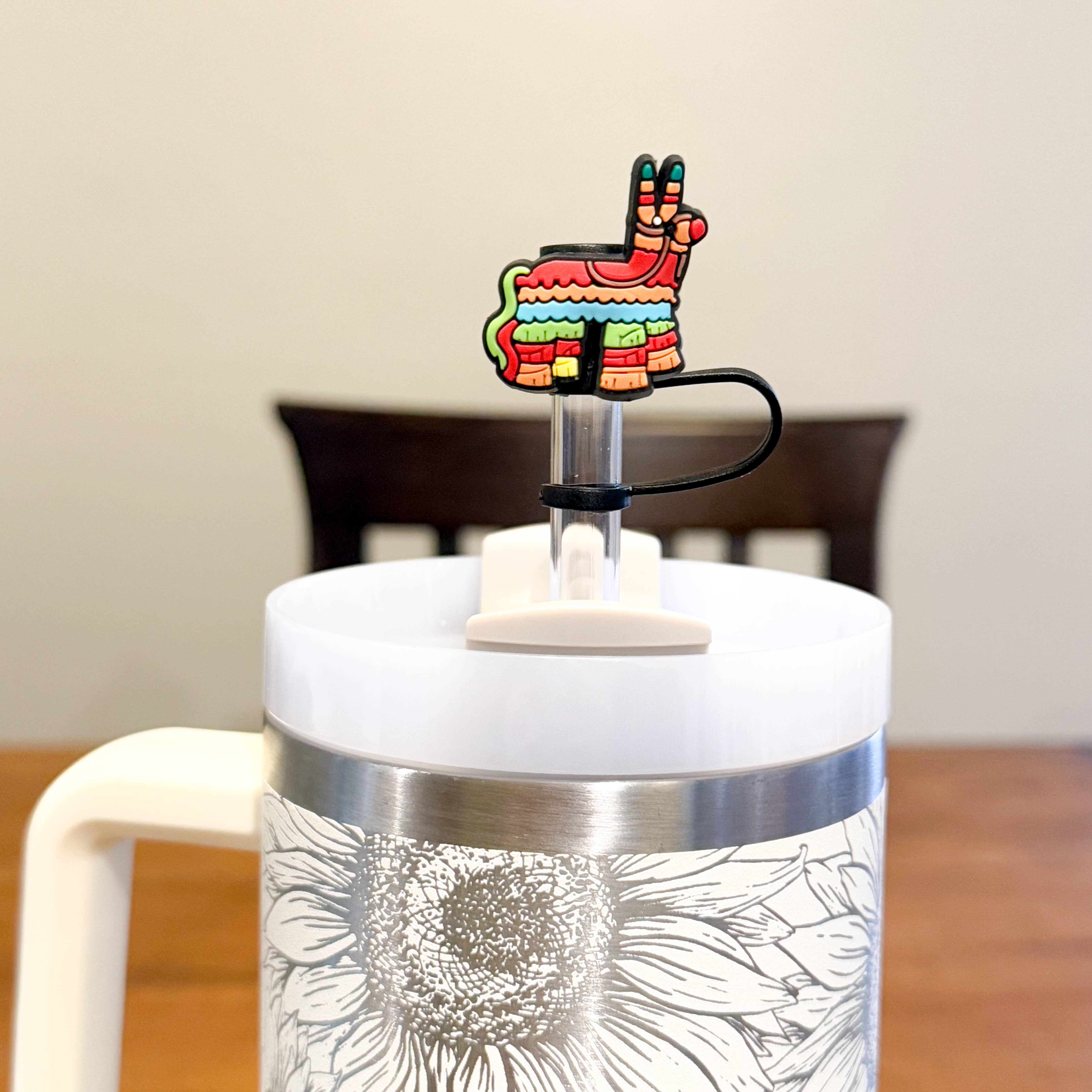 Vroom Blooms - Wholesale Drinking Straw - Straw Topper 3 pack - Holy Guacamole, Piñata, Avocado 3