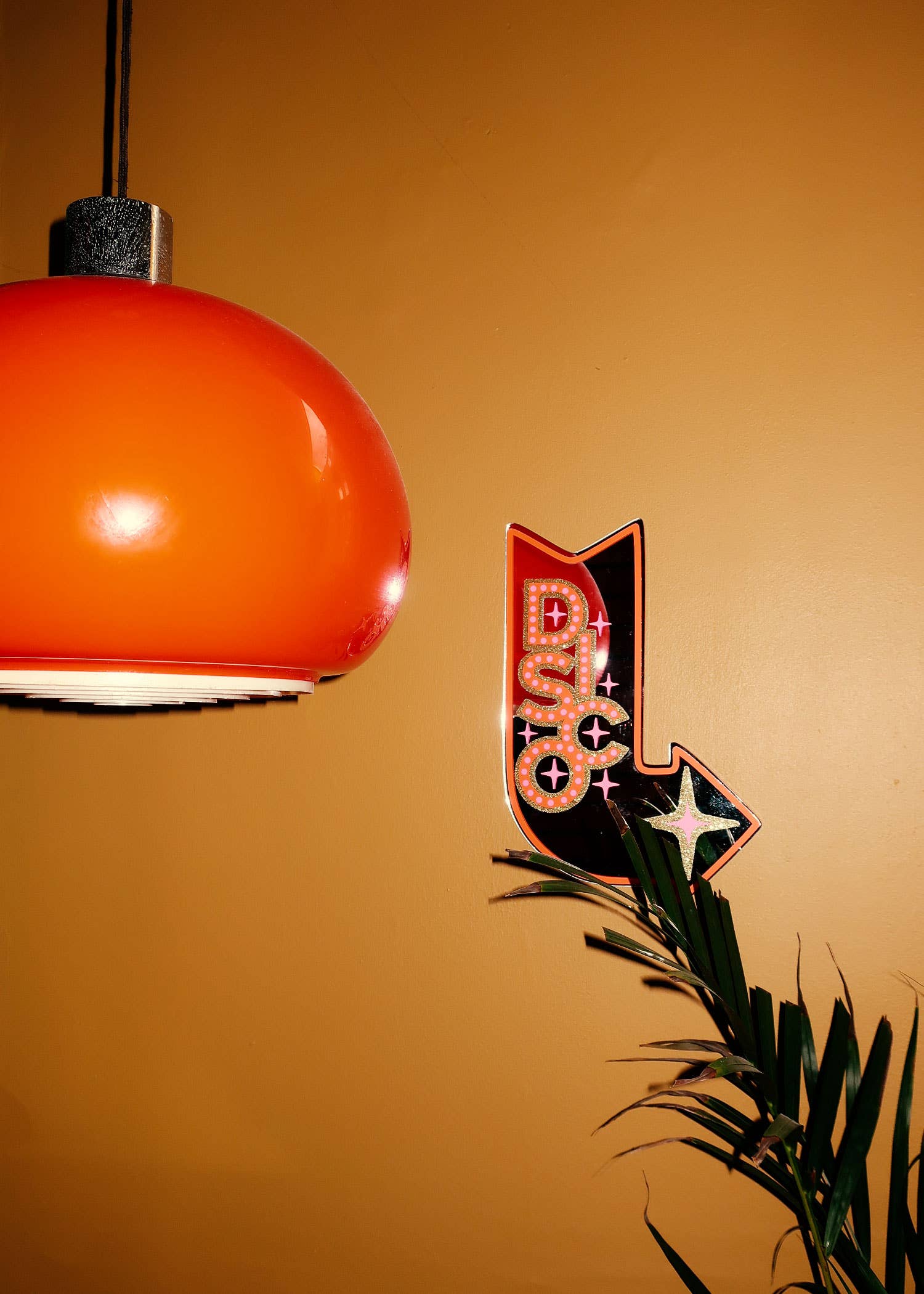 Printed Weird - Vente Miroir mural - Miroir enseigne DISCO Motel