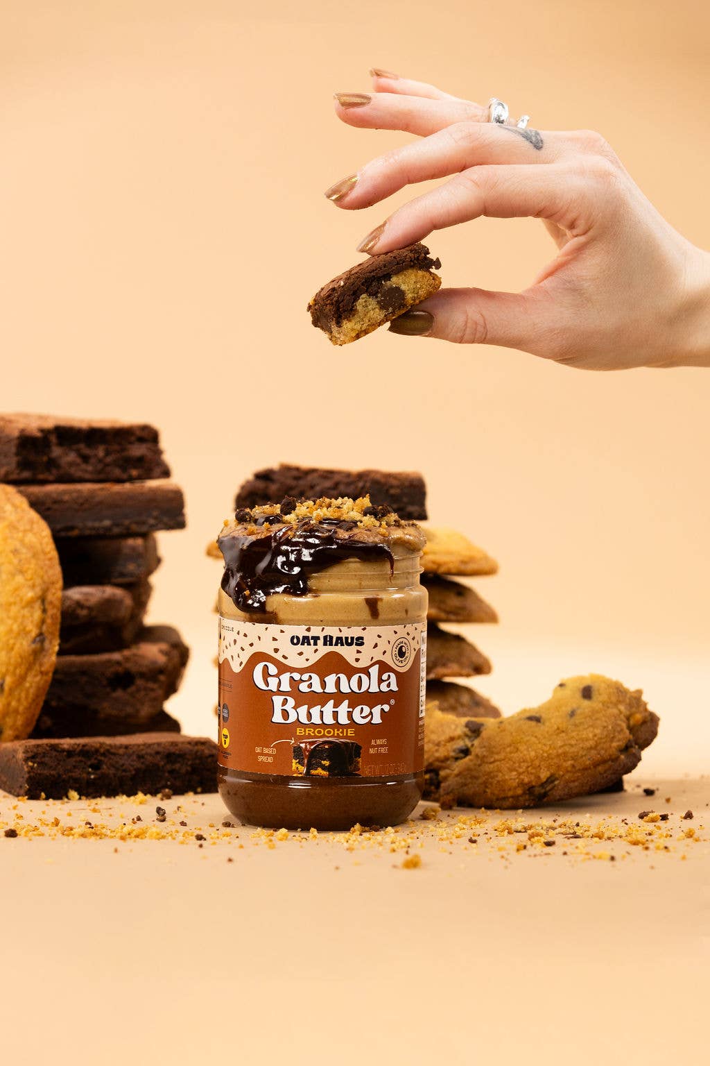 Oat Haus - Wholesale Notenboter - Brookie Granola Boter | Notenvrije, Veganistische, Glutenvrije Smeerbare Pasta (Kopie)8