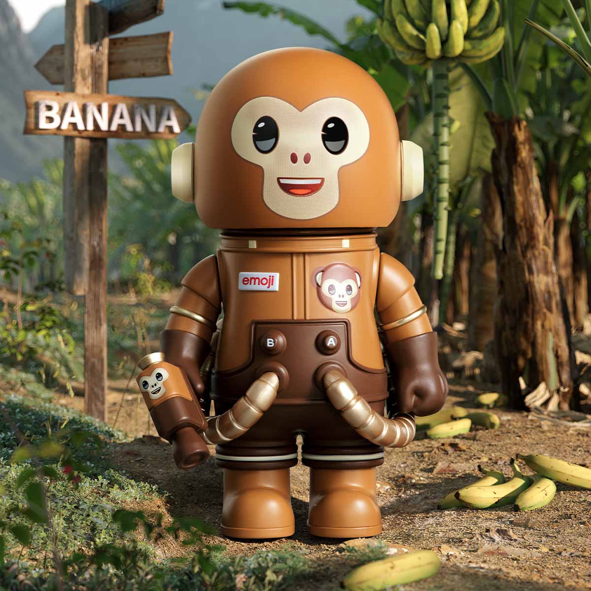 Springer Décor - Wholesale Figurine Toy - Kids - MEGA SPACE MOLLY 100% × emoji™ Series4