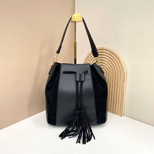 SWEET MAGIC SHOES & BAGS – Engroshandel Skuldertaske – til kvinder – LÆDER- OG RUSKINDSBOKS3