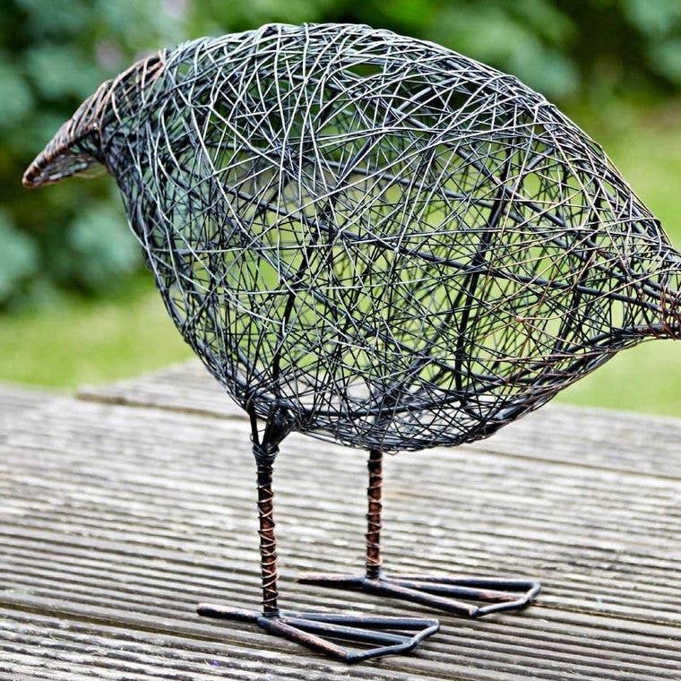 The Paper High Gift Company Limited - Wholesale Outdoor Ornament/Decor - Handmade Drinking Duck Wire Garden Ornament2