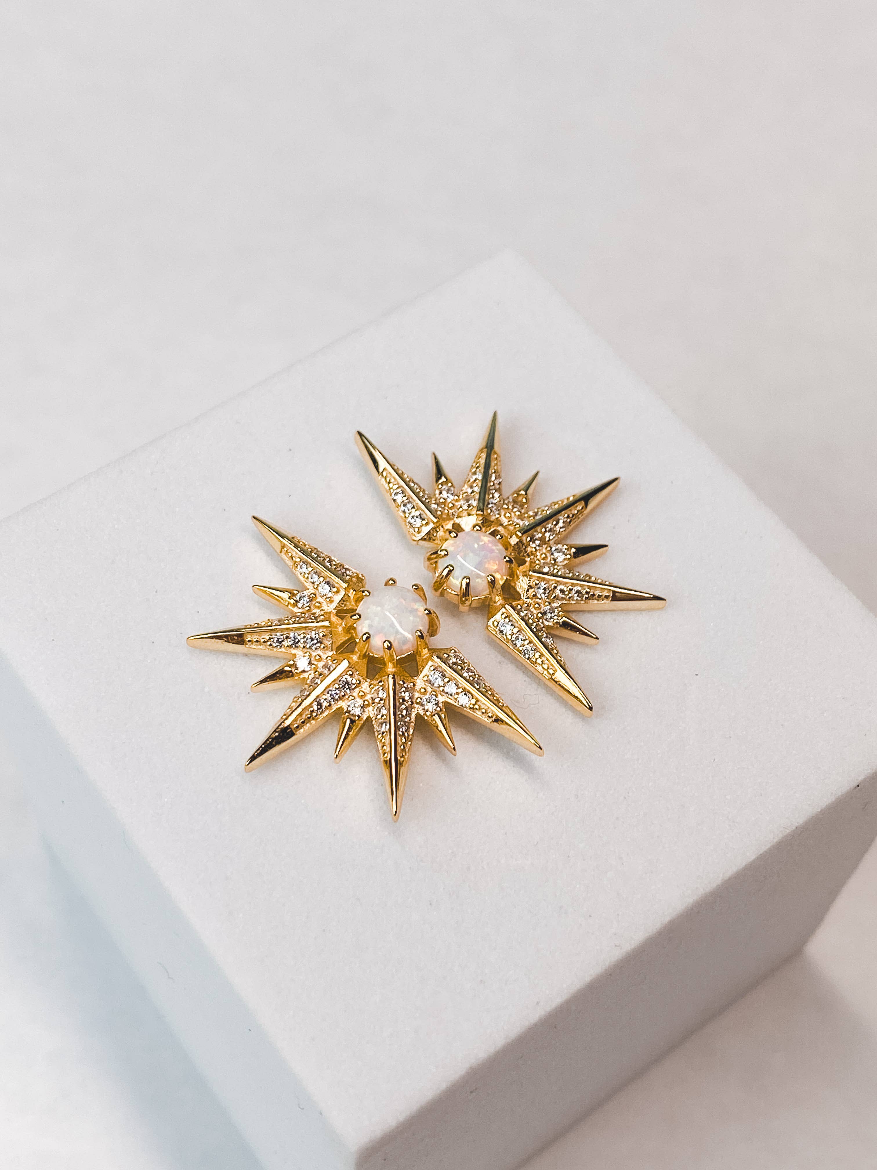 Spitfire Girl - Wholesale Stud/Post Earrings - Aurelian Crest Earrings