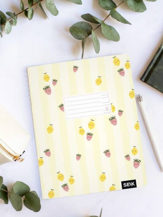 Handwriting practice notebook (12 sheets) - fruits for wholesale by SEIK