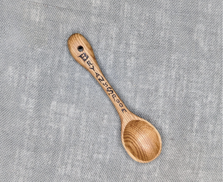 Chaos Woods - Wholesale Kitchen Spoon - Wood Spoon "Kitchen Witch" or customizable - Hand carved Oak2