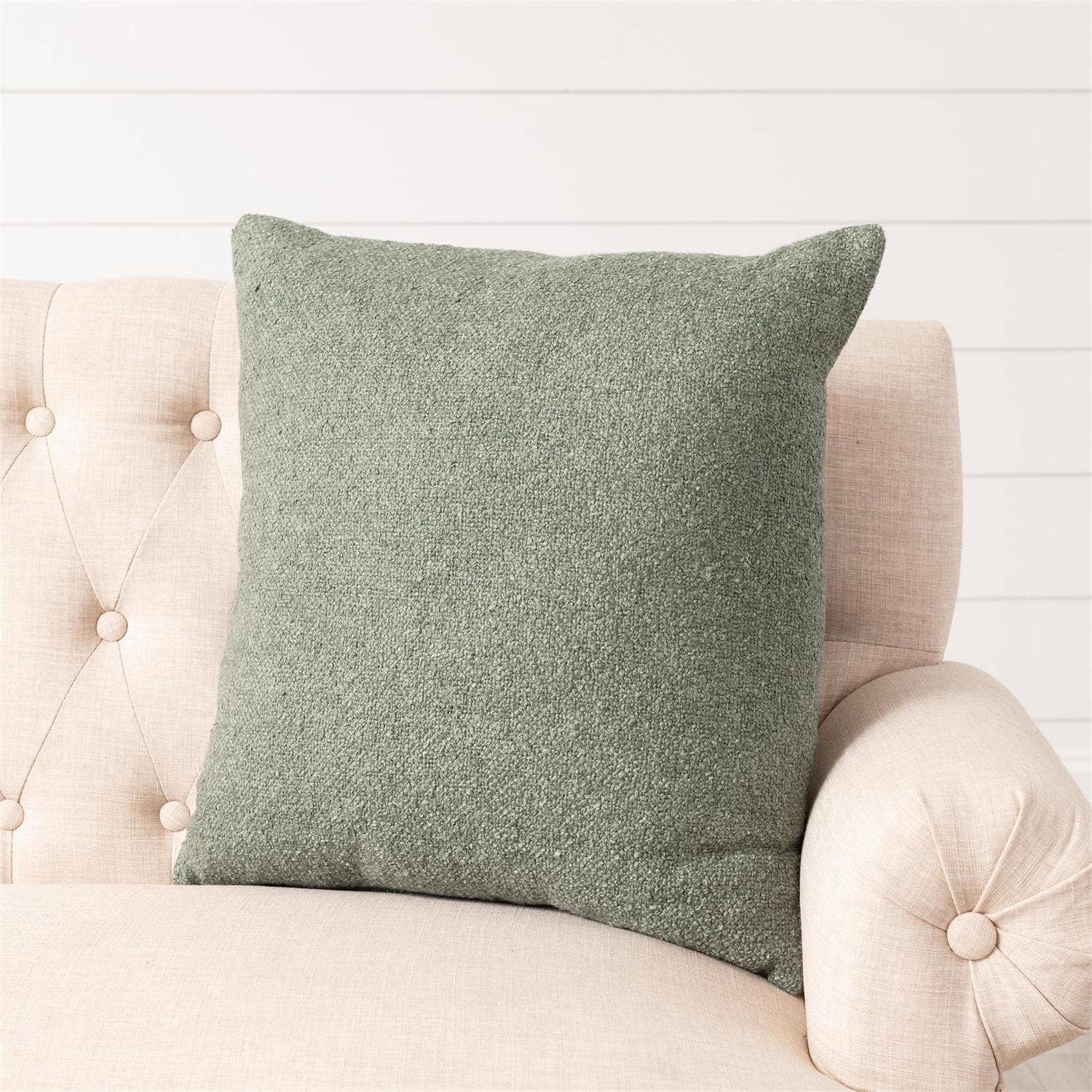 Audrey's Home & Gift - Wholesale Throw/Decorative Pillow - Pillow - Boucle, Olive (Pk/02)