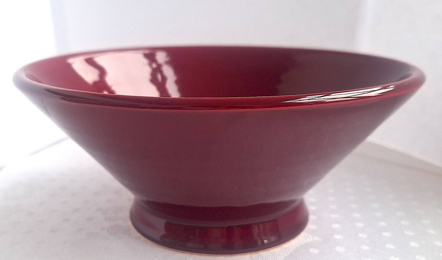 Lalla De Moulati – Großhandel Servierschüssel – KUBBA weiße Salatschale aus Keramik, 19,5 x 8,5 cm3