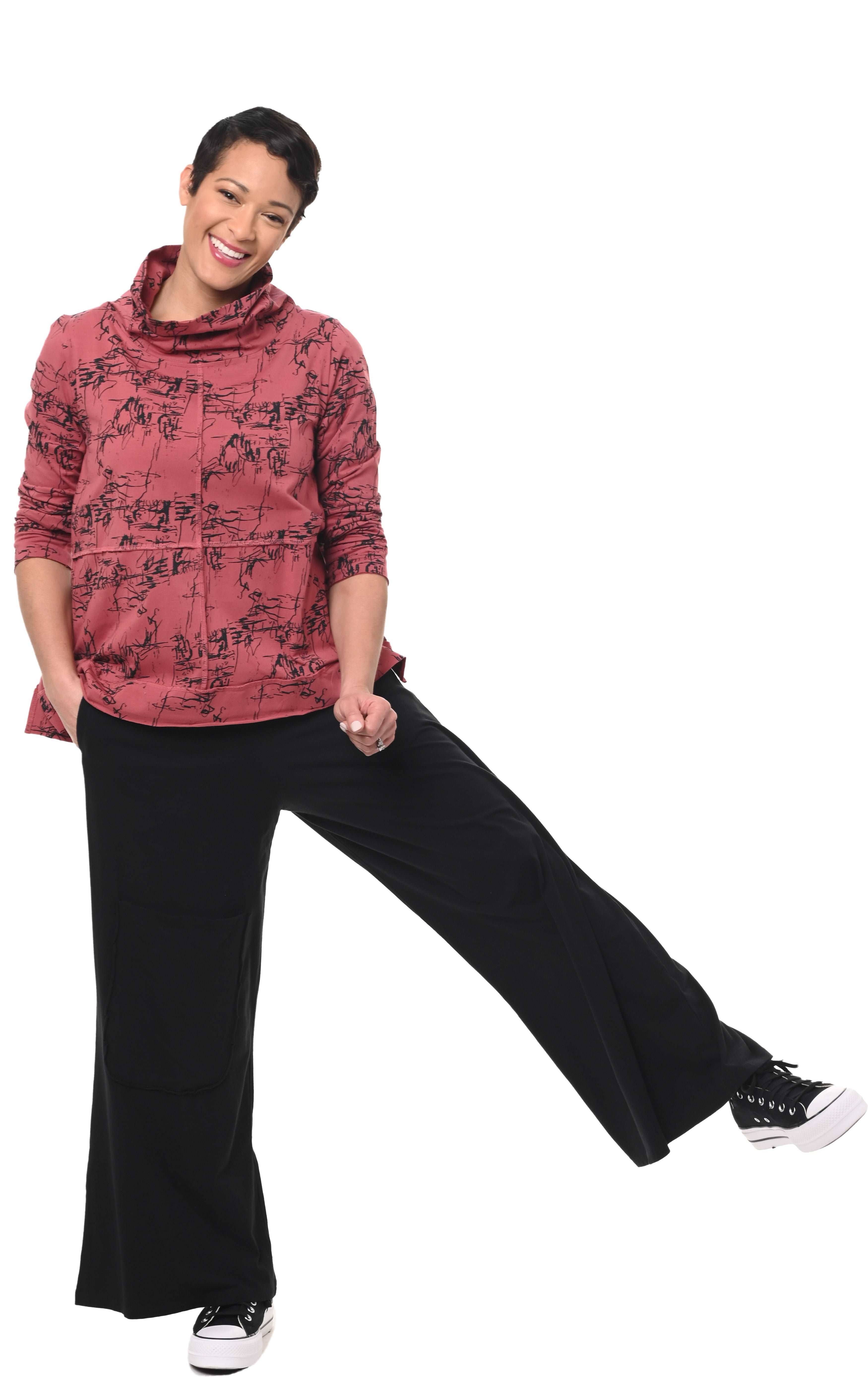 Tulip Clothing - Wholesale Tunic - Women's - L118 Mazie in Marsala Etching*1