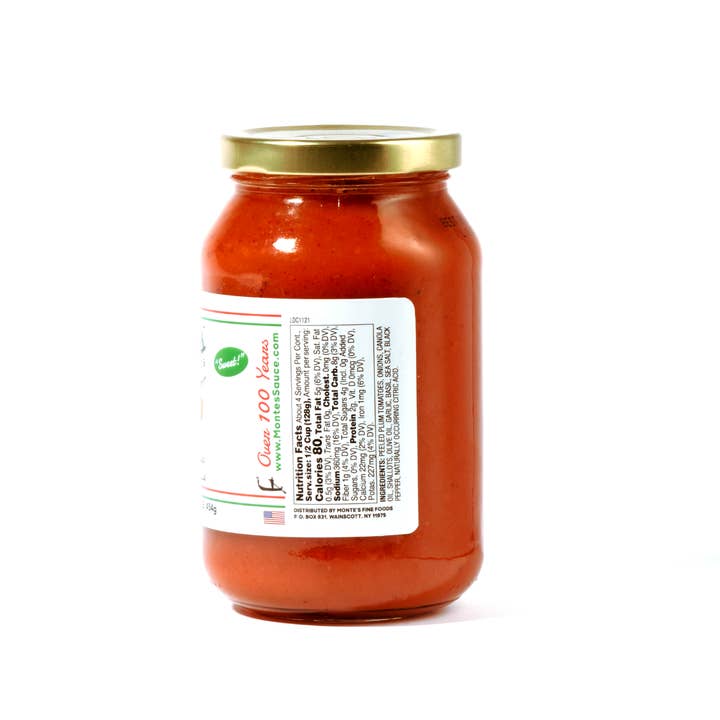 Monte’s Fine Foods - Wholesale Sauce - Monte's Sweet Tomato Sauce