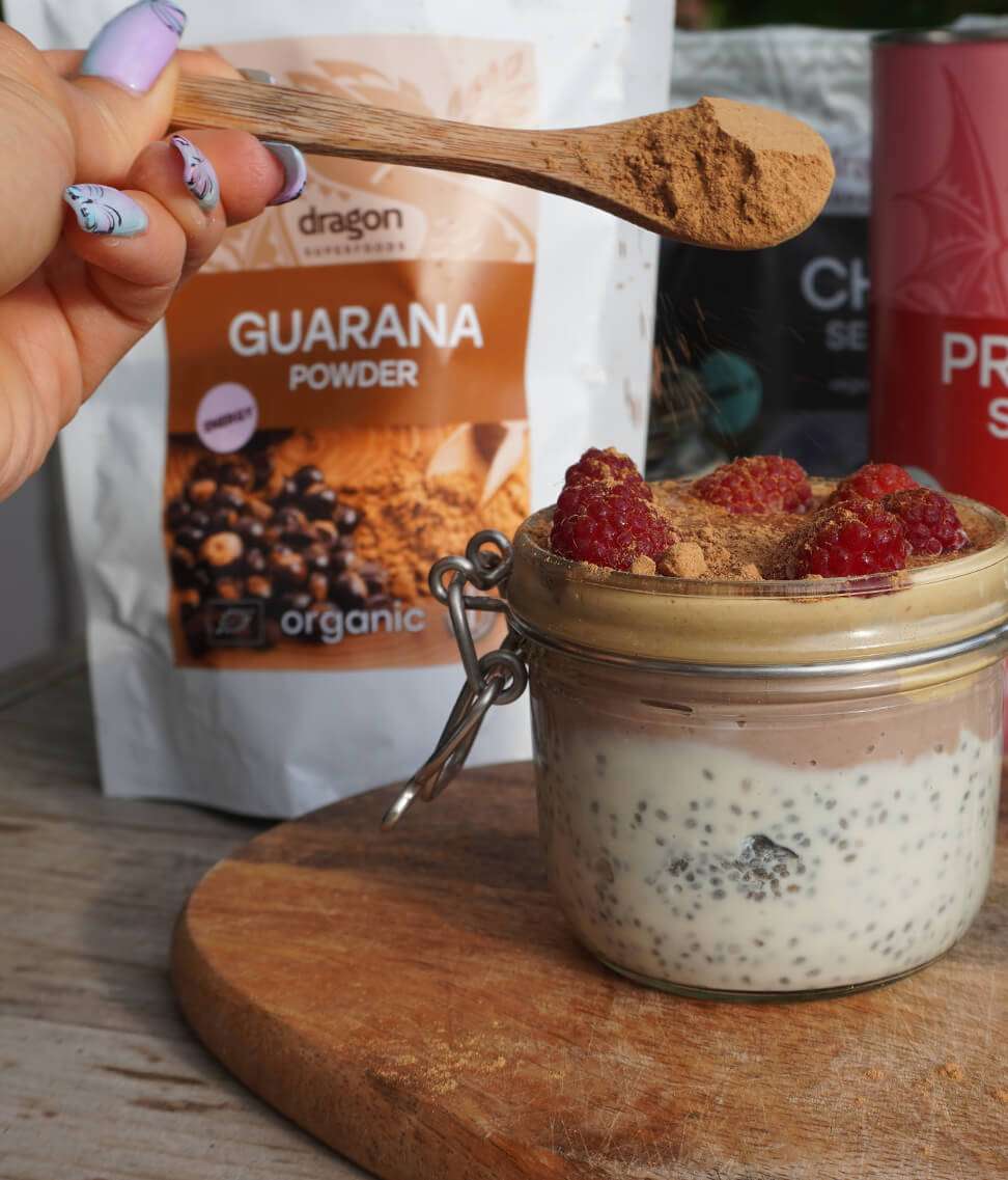 Smart Organic - Vendita all'ingrosso Proteine/superfood in polvere - Guaranà, in polvere, bio, Dragon Superfoods, 100g3