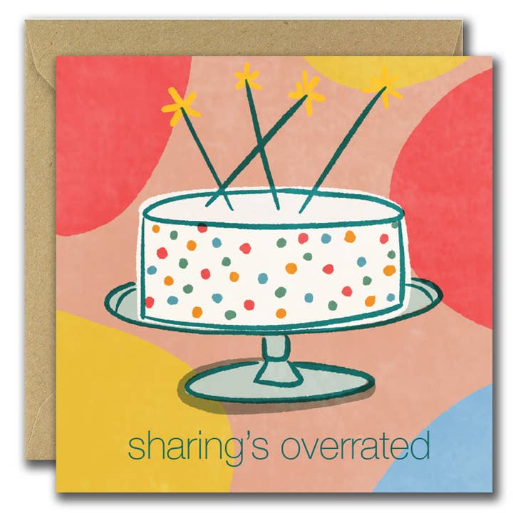 She Designs He Prints - Wholesale Birthday Card - Sharings Overrated