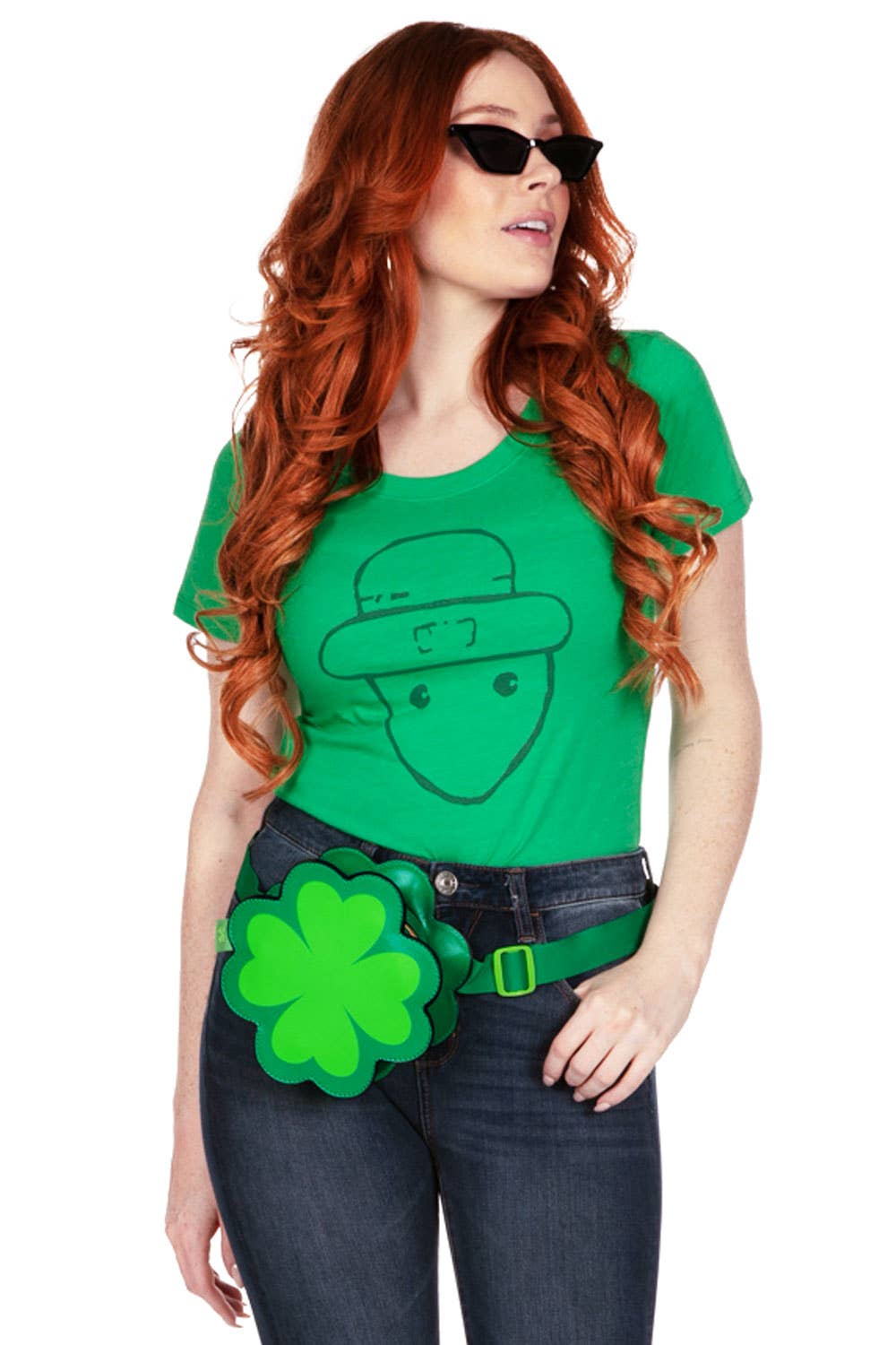 Tipsy Elves – Engroshandel Bæltetaske - Unisex – Lucky Clover - St. Patrick's Day Fanny Pack1