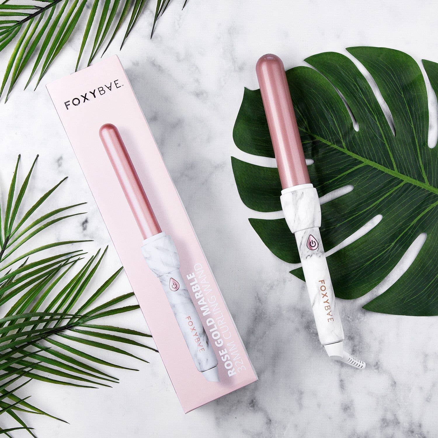 foxybae mini travel curling wand