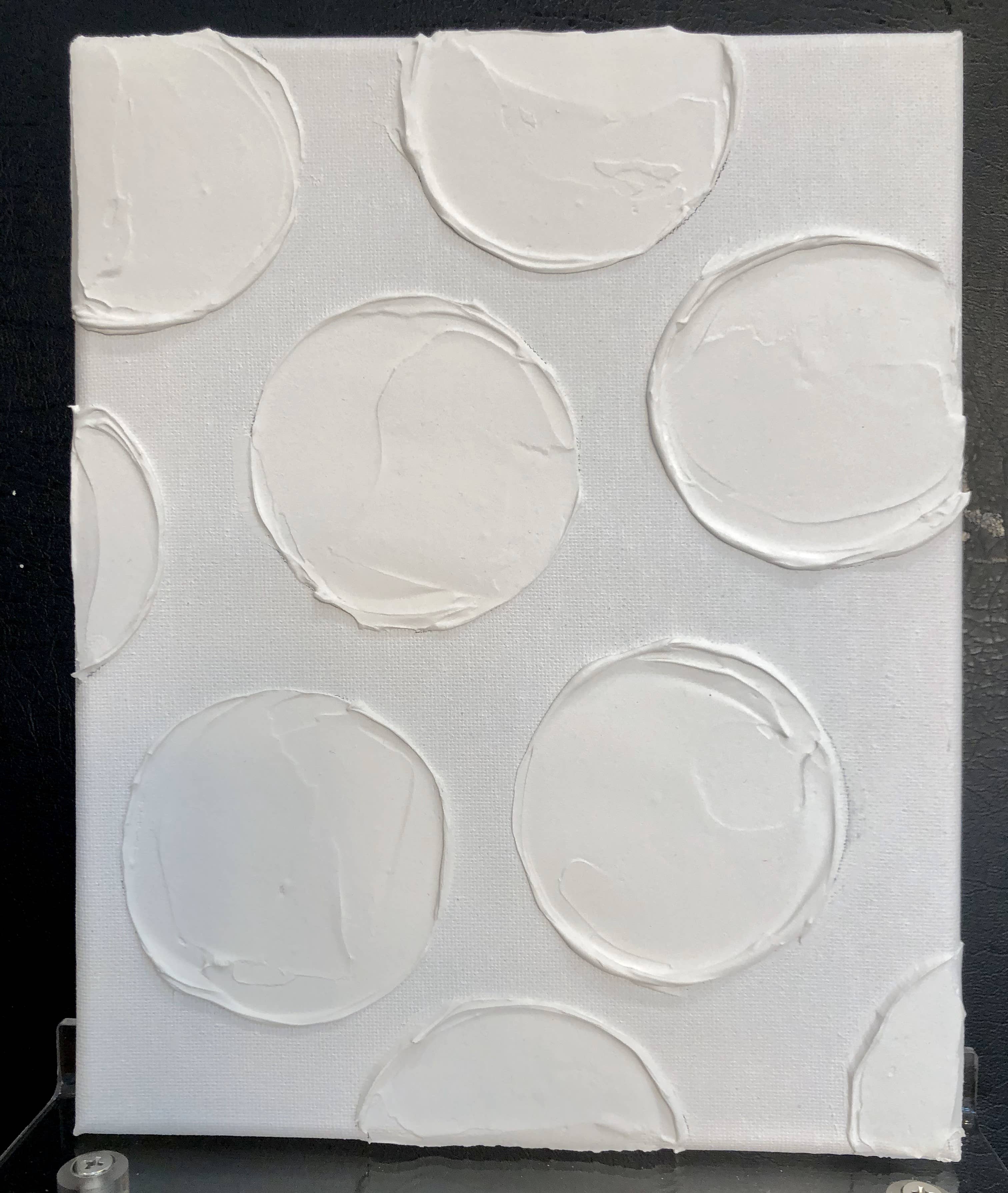 Coddiwomple - Vente Kit de bricolage - Peignez votre propre toile, 8 x 10 cœurs, arc-en-ciel, ange, sourire, points3