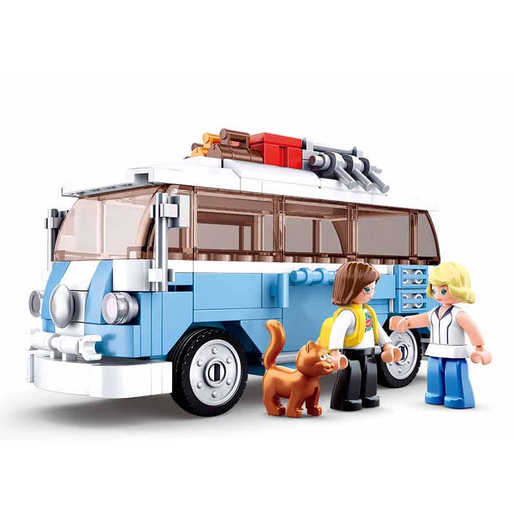 Sluban North America - Wholesale Building Set - Kids - Mini VW Combi Van - Beach Surf Van - 233 PCS4