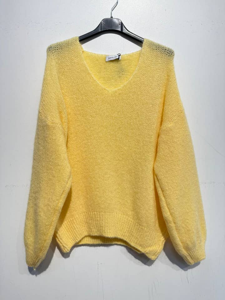 NOELINE - Wholesale Knit Sweater - Women's - Bestseller - 6833 wool and kid mohair sweater22