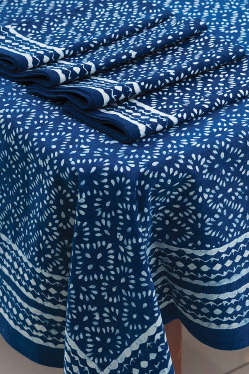 Sevya Handmade - Wholesale Tablecloth - Indigo Tablecloth6