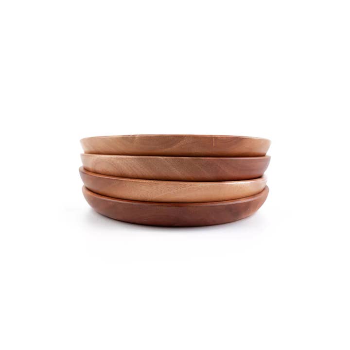 Khaya Wood - Breakfast Plate Ø20 cm - Eco-friendly - Vegan for wholesale by Khaya Woodware