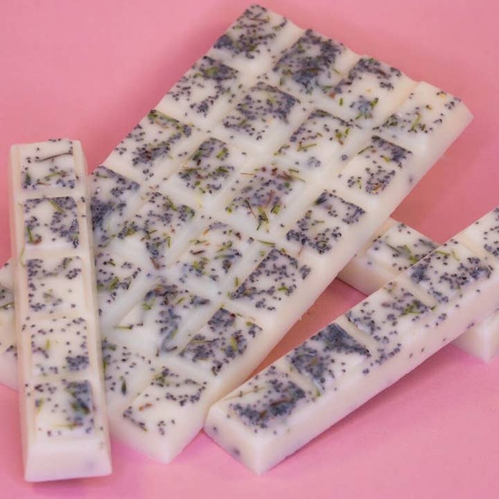 Lavender & Blue Poppy, Vegan Soy Wax Melts // Plastic Free, Essential Oils, Natural, Aromatherapy, Sleep Remedy, Calming, Self Care for wholesale by Handmade by Hanna Rose