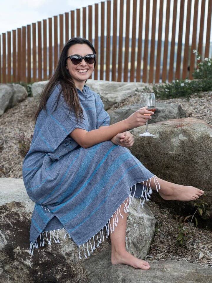 Henry Turkish Cotton Hooded Towel for wholesale by STOKEDNZ