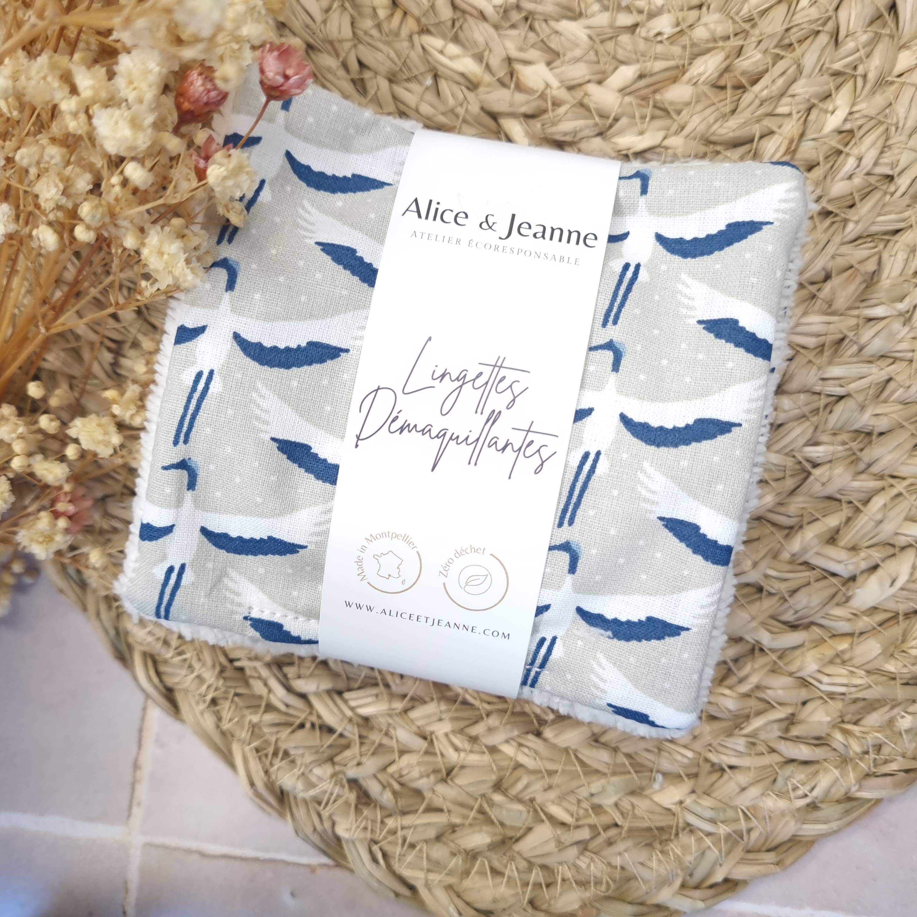Alice et Jeanne - Wholesale Makeup Remover - Sylvie X5 washable makeup remover wipes